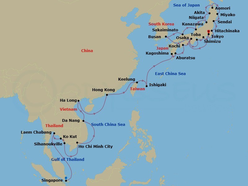 Cruise Map