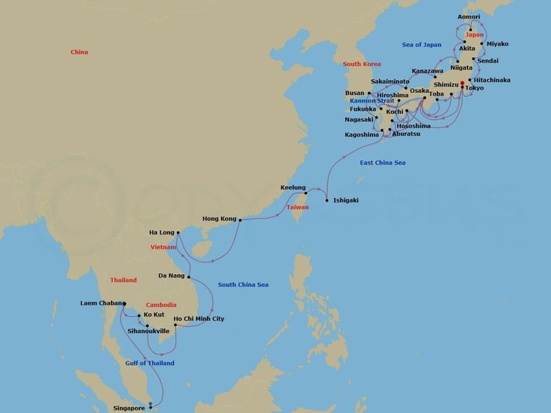 Cruise Map