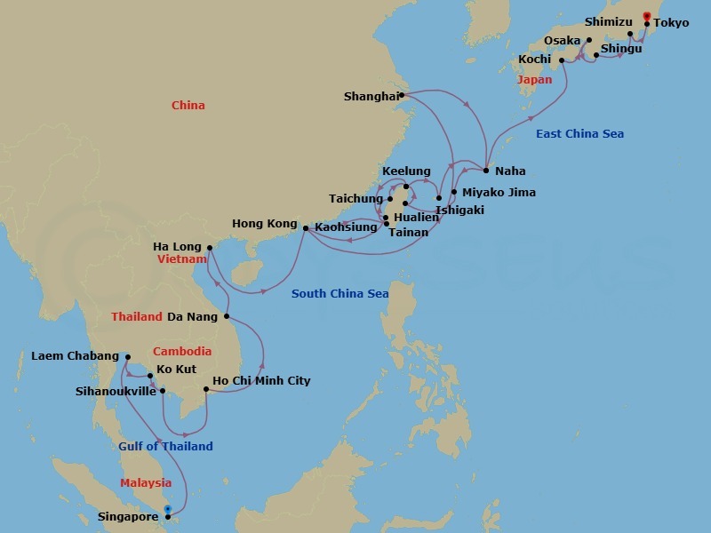 Cruise Map