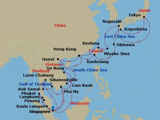 Cruise Map