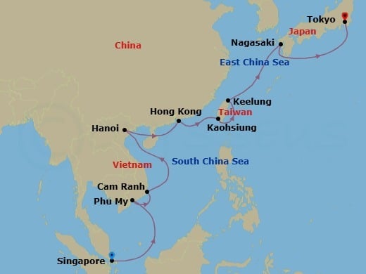 Cruise Map