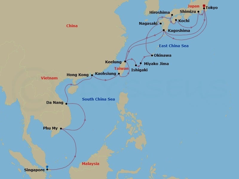 Cruise Map