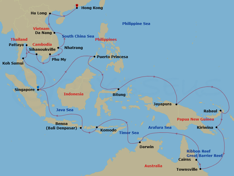 Cruise Map