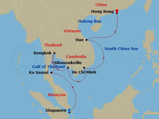 Cruise Map