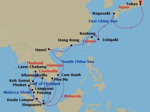Cruise Map