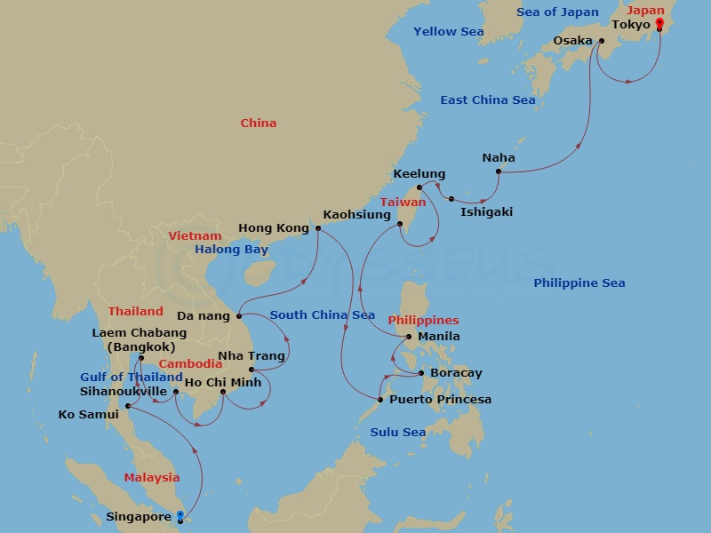 Cruise Map