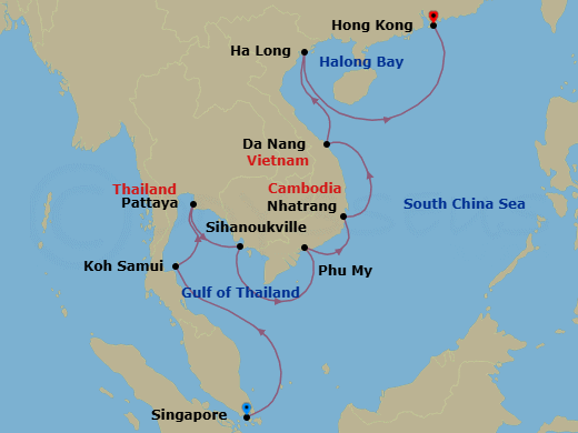 Cruise Map