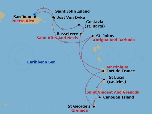 Cruise Map