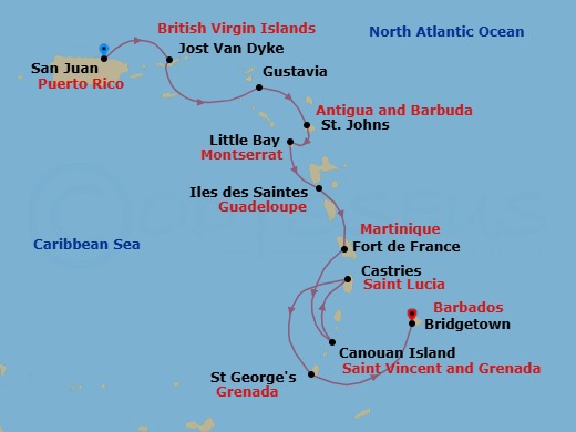 Cruise Map