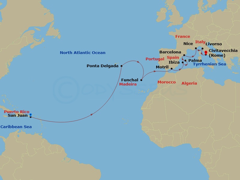 Cruise Map