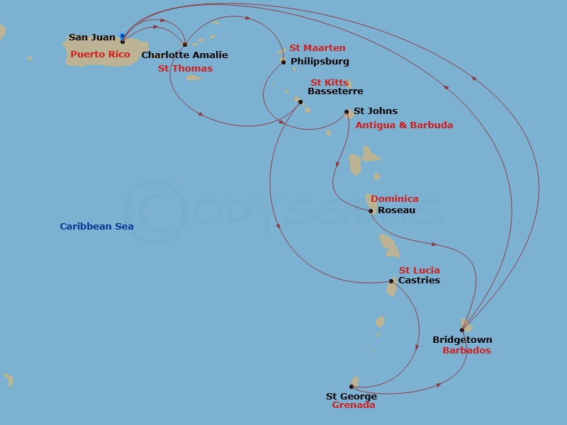 Cruise Map