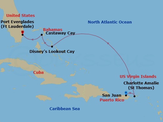 Cruise Map