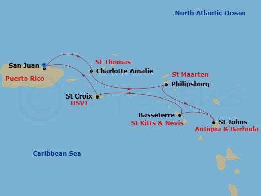 Cruise Map