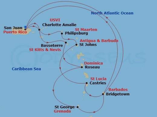 Cruise Map