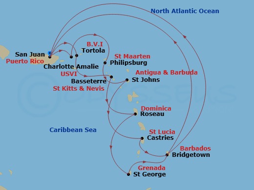 Cruise Map