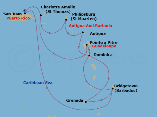 Cruise Map
