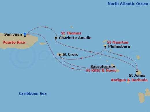 Cruise Map