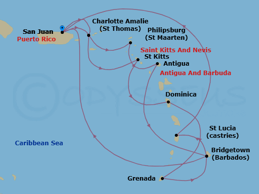 Cruise Map