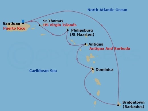 Cruise Map
