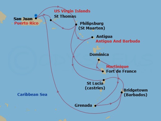 Cruise Map