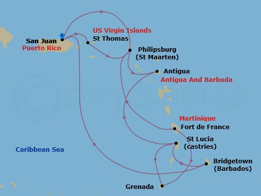 Cruise Map