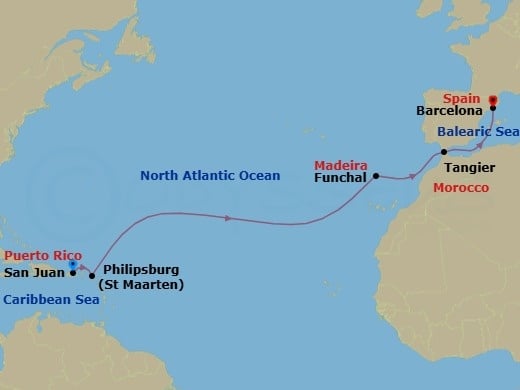 Cruise Map