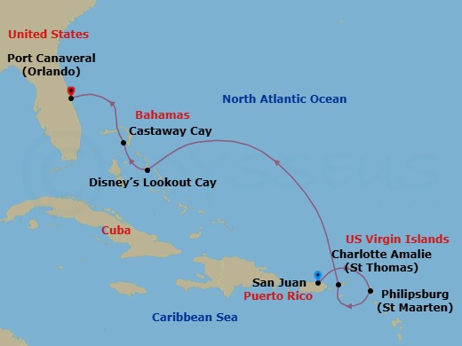 Cruise Map