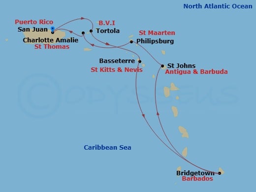 Cruise Map
