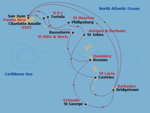 Cruise Map
