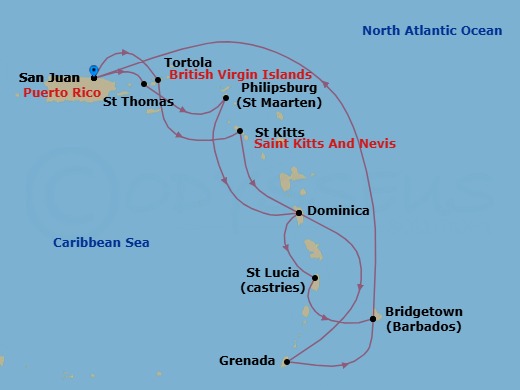 Cruise Map