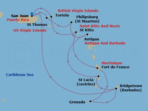 Cruise Map