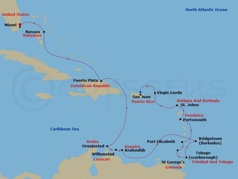 Cruise Map