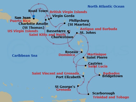 Cruise Map
