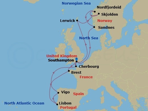 Cruise Map