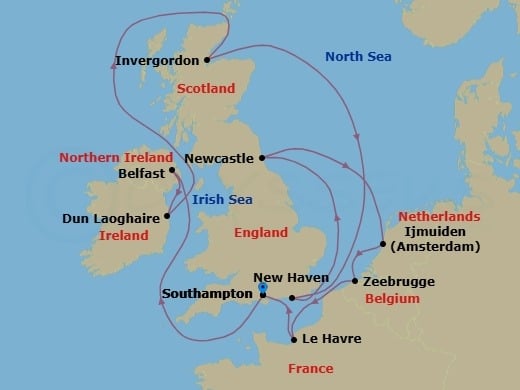 Cruise Map