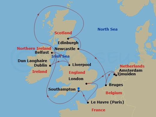 Cruise Map
