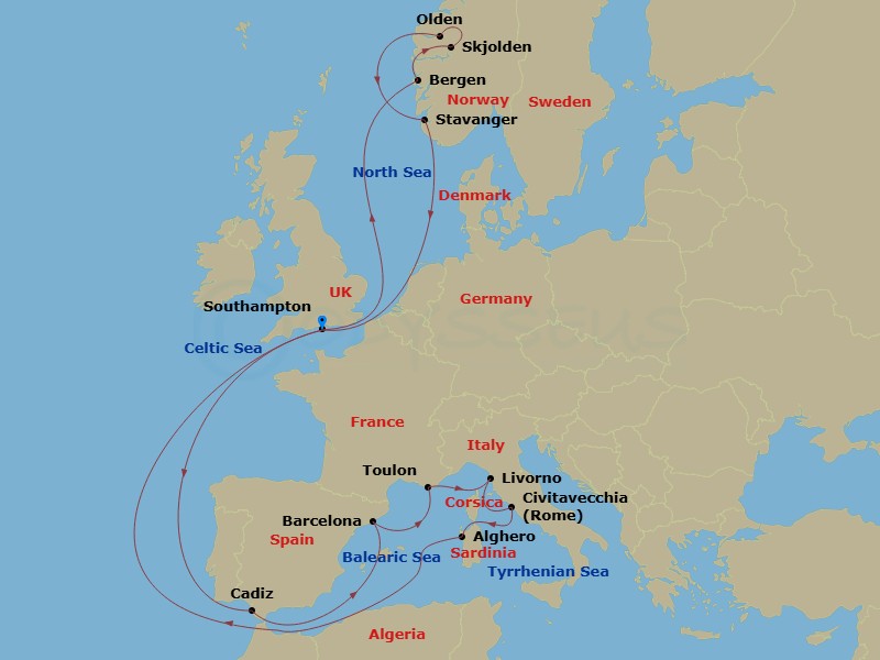 Cruise Map