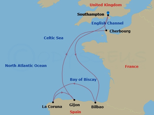 Cruise Map