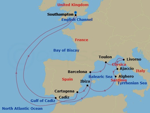 Cruise Map