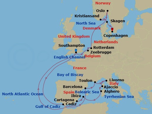 Cruise Map