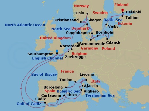 Cruise Map