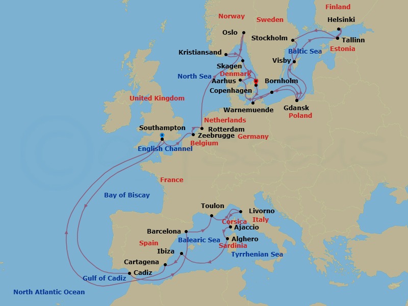 Cruise Map