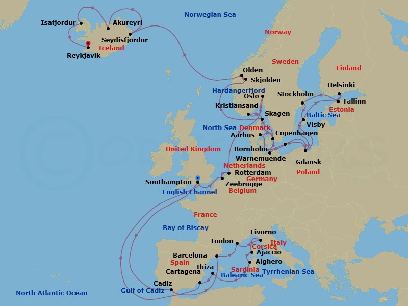 Cruise Map