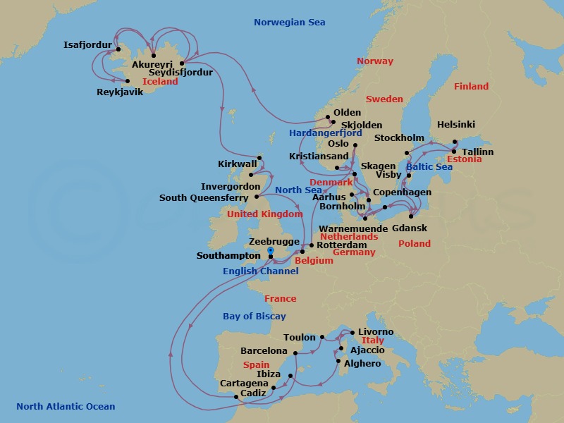 Cruise Map