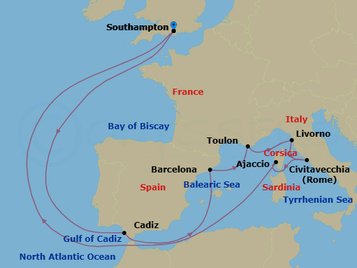 Cruise Map