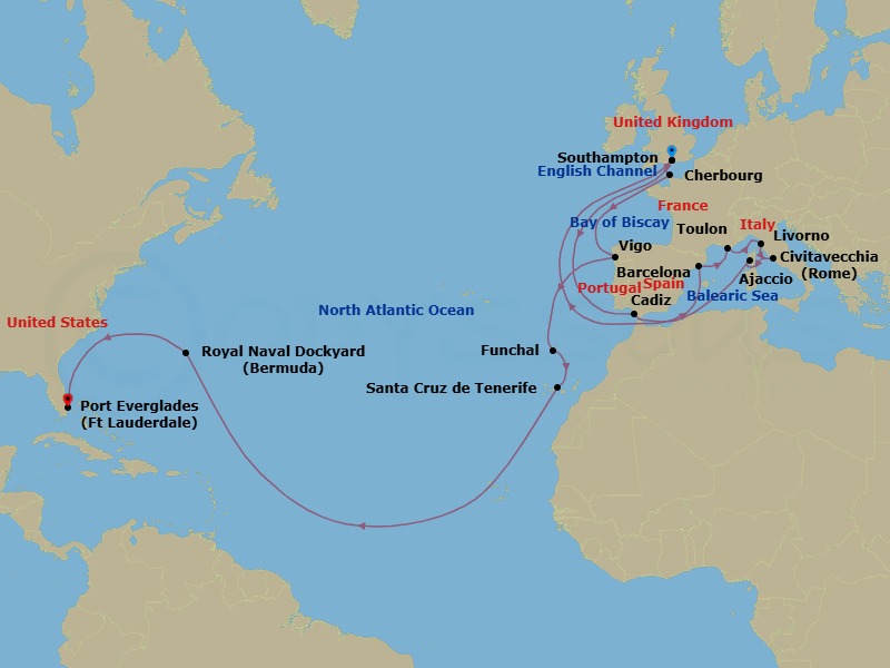 Cruise Map