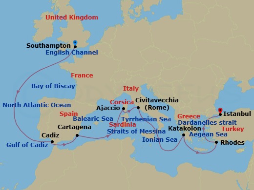 Cruise Map