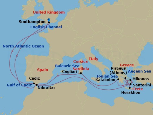 Cruise Map