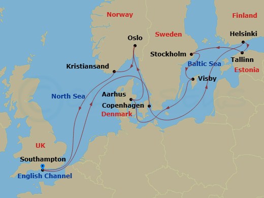 Cruise Map