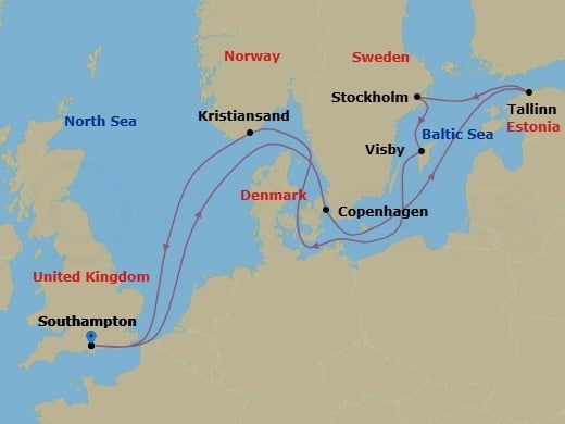 Cruise Map
